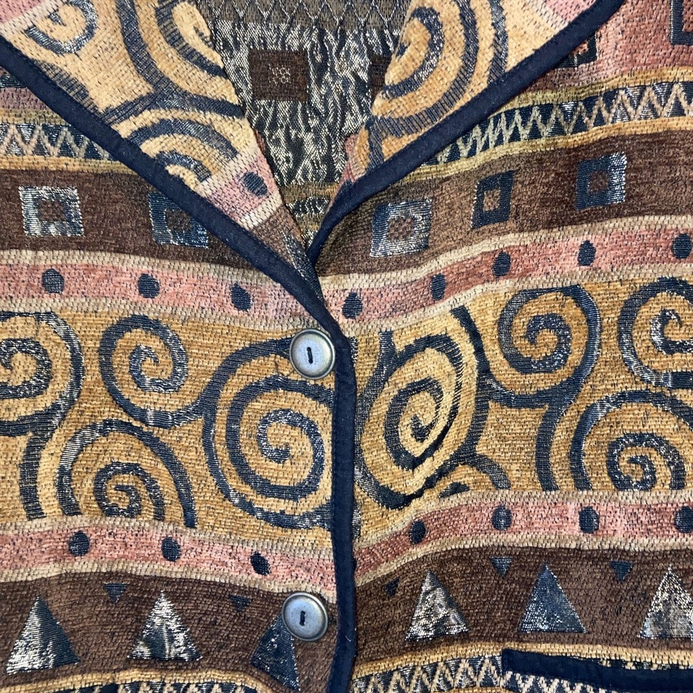 BFA tapestry XL button down jacket - image 6